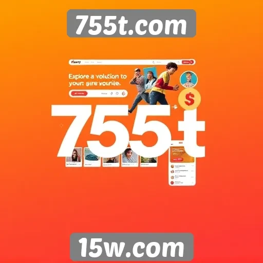 Evolução do design e funcionalidade do 755t.com