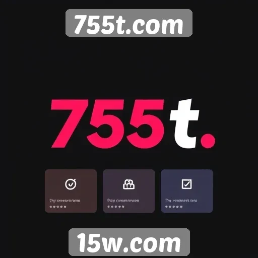 Recursos e funcionalidades do site 755t.com