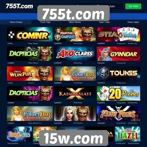 Comparação de jogos disponíveis no 755t.com